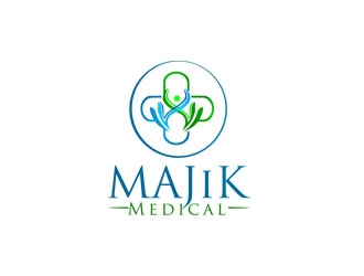 MAJiK Medical Solutions logo design by samueljho