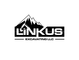 Linkus Excavating LLC  logo design by haidar