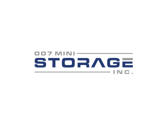 007 Mini Storage Inc. logo design by bricton