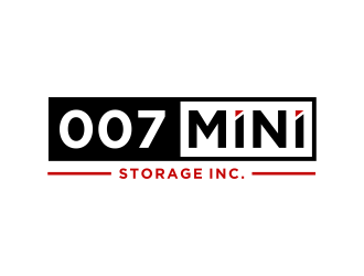 007 Mini Storage Inc. logo design by haidar