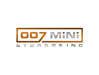 007 Mini Storage Inc. logo design by bricton