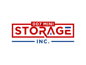 007 Mini Storage Inc. logo design by haidar