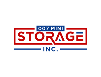 007 Mini Storage Inc. logo design by haidar