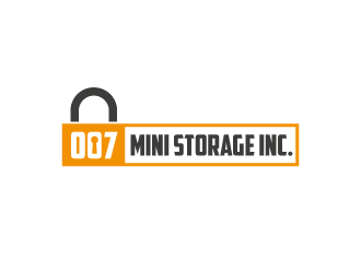 007 Mini Storage Inc. logo design by WRDY