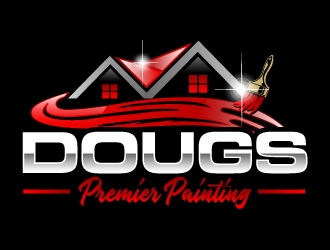 Dougs Premier Painting logo design by AamirKhan