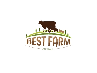 Best Farm Animals logo design by desty