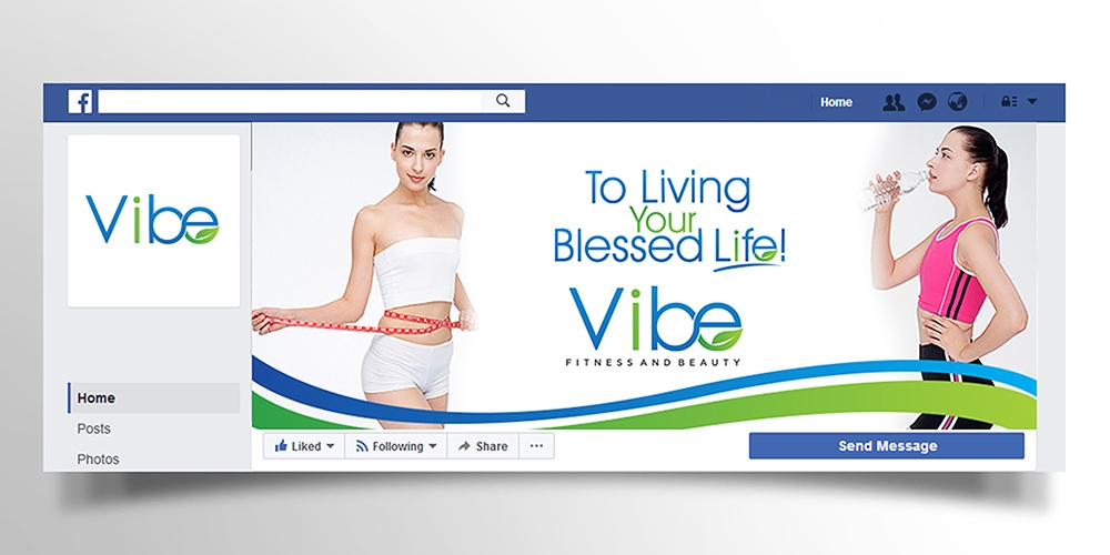 Vibe Fitness and Beauty  logo design by scriotx