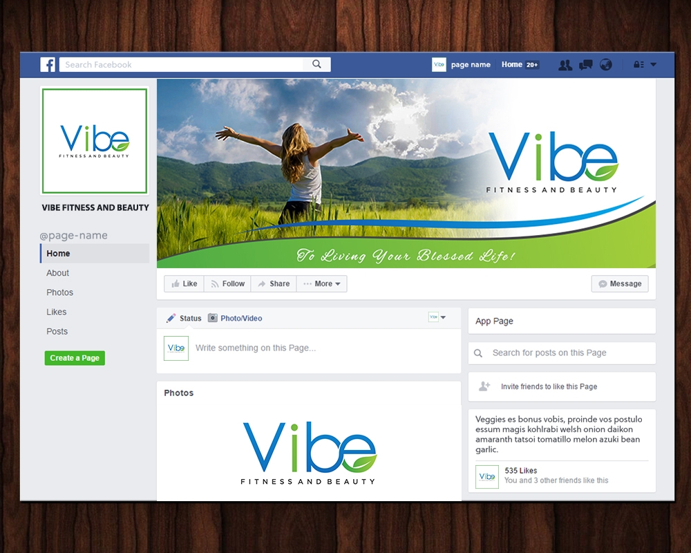 Vibe Fitness and Beauty  logo design by MastersDesigns