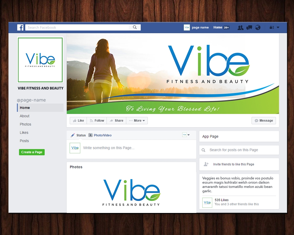Vibe Fitness and Beauty  logo design by MastersDesigns