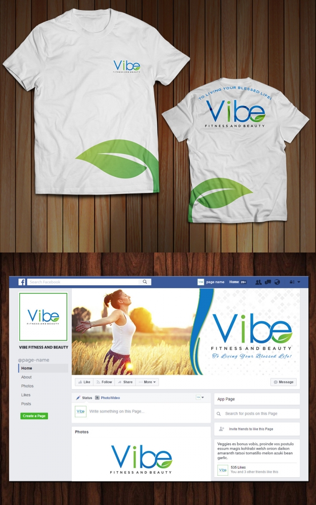 Vibe Fitness and Beauty  logo design by MastersDesigns