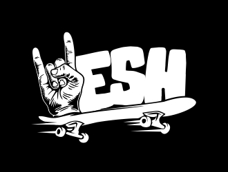 Hesh Skating logo design by madjuberkarya