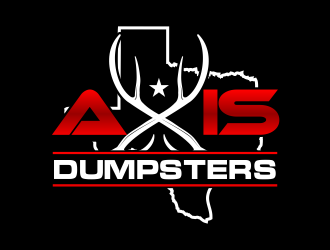 Axis Dumpsters  logo design by beejo