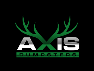 Axis Dumpsters  logo design by sheilavalencia