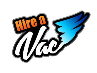 Hire a Vac logo design by BeDesign