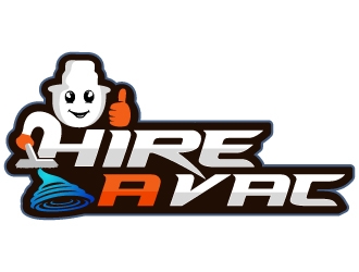 Hire a Vac logo design by MUSANG