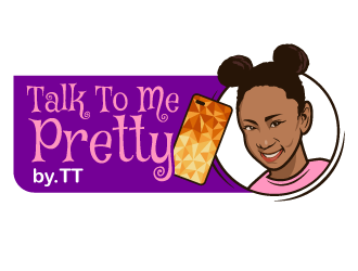Talk To Me Pretty by.TT logo design by fries