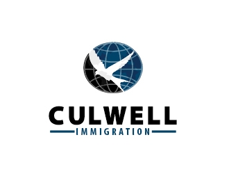 Culwell Immigration logo design by bougalla005