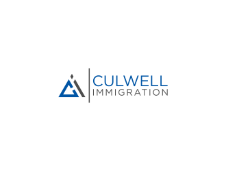 Culwell Immigration logo design by y7ce