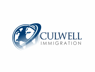 Culwell Immigration logo design by serprimero