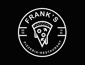 Franks Pizzeria Restaurant logo design by marshall