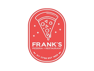 Franks Pizzeria Restaurant logo design by marshall