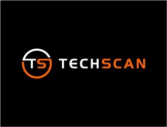 TECHSCAN logo design by boogiewoogie