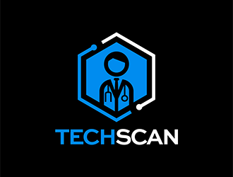 TECHSCAN logo design by enzidesign