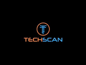 TECHSCAN logo design by aryamaity