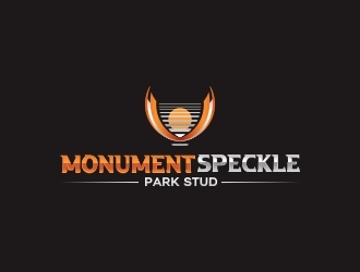Monument Speckle Park Stud logo design by Kipli92