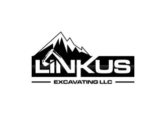 Linkus Excavating LLC  logo design by haidar