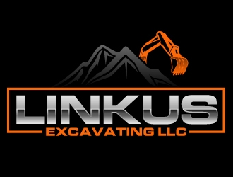 Linkus Excavating LLC  logo design by AamirKhan