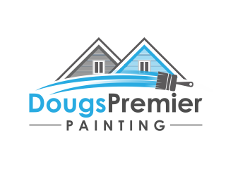 Dougs Premier Painting logo design by serprimero
