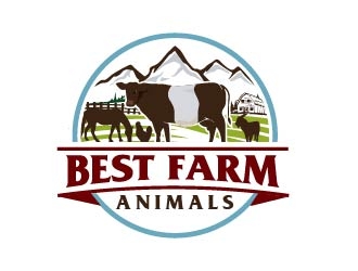 Best Farm Animals logo design by Sorjen
