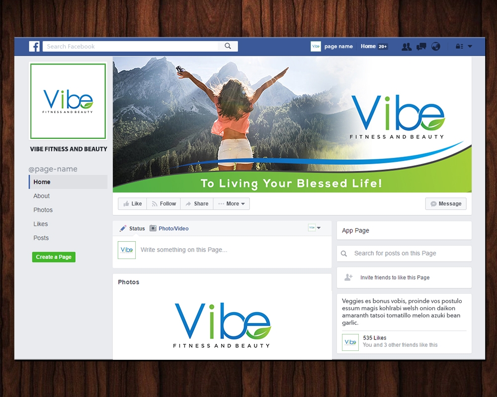 Vibe Fitness and Beauty  logo design by MastersDesigns