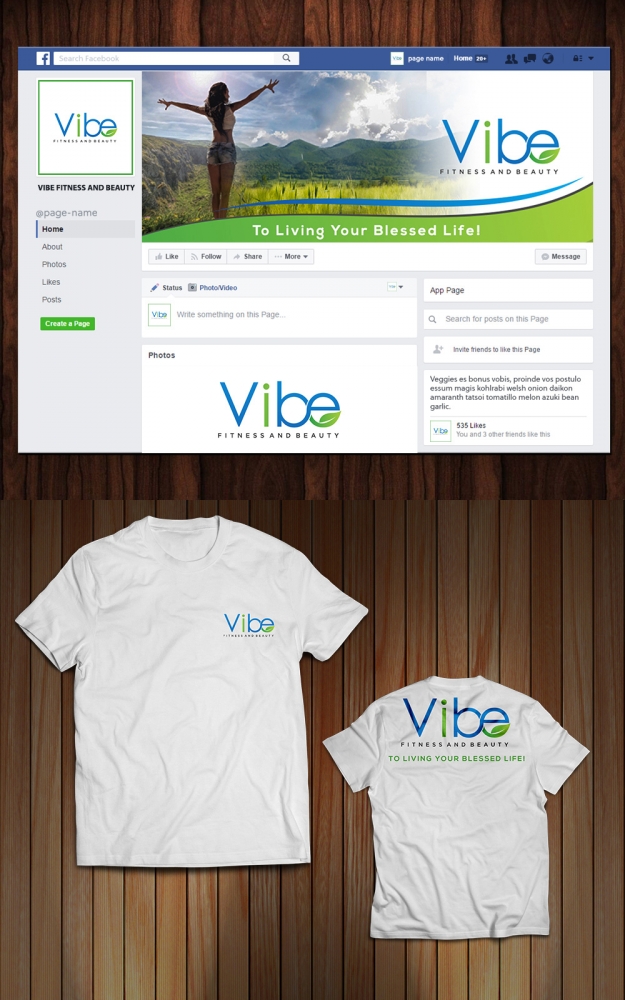Vibe Fitness and Beauty  logo design by MastersDesigns
