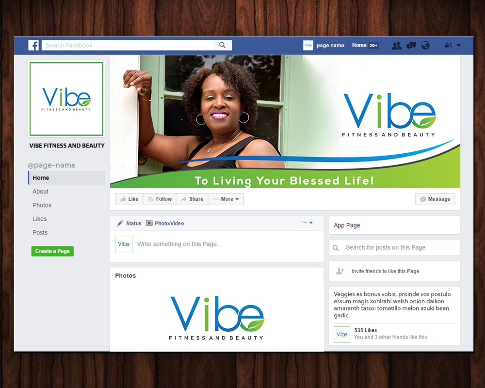 Vibe Fitness and Beauty  logo design by MastersDesigns