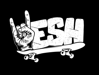 Hesh Skating logo design by madjuberkarya