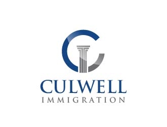 Culwell Immigration logo design by usef44