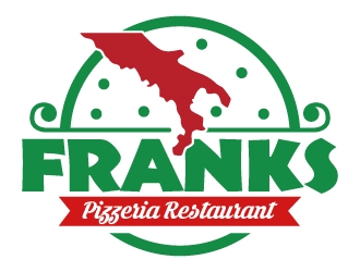 Franks Pizzeria Restaurant logo design by LucidSketch