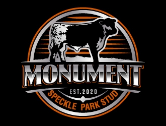 Monument Speckle Park Stud logo design by jaize