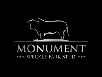 Monument Speckle Park Stud logo design by CustomCre8tive