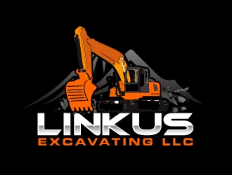 Linkus Excavating LLC  logo design by AamirKhan