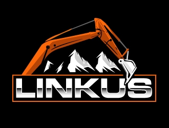 Linkus Excavating LLC  logo design by AamirKhan