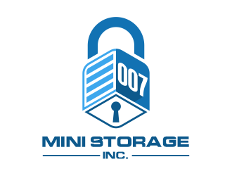 007 Mini Storage Inc. logo design by zonpipo1