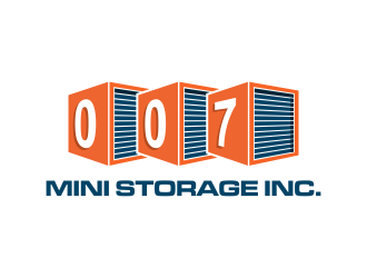 007 Mini Storage Inc. logo design by DeyXyner