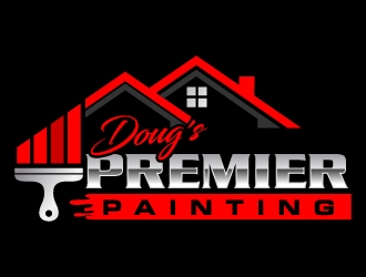 Dougs Premier Painting logo design by jaize