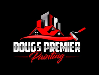 Dougs Premier Painting logo design by jaize
