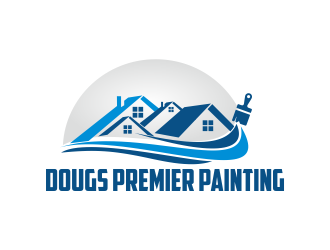 Dougs Premier Painting logo design by Greenlight