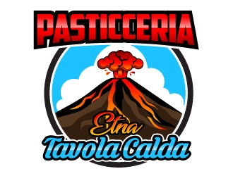 Pasticceria Tavola Calda Etna logo design by LucidSketch