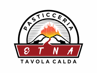 Pasticceria Tavola Calda Etna logo design by Mahrein
